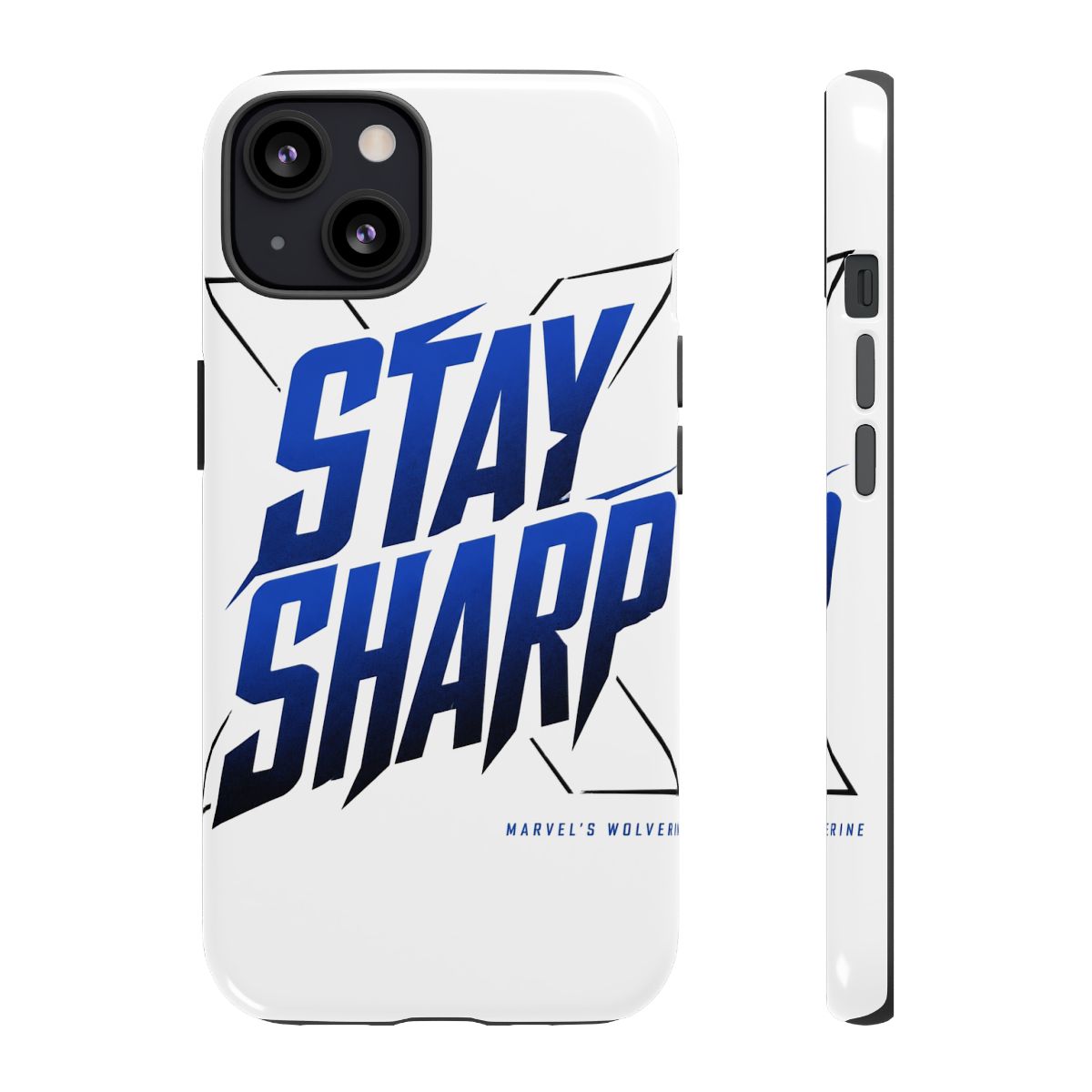 Marvel's Wolverine "s Wolverine. The main text reads: " Phone Case - Official phone-cases merchandise
