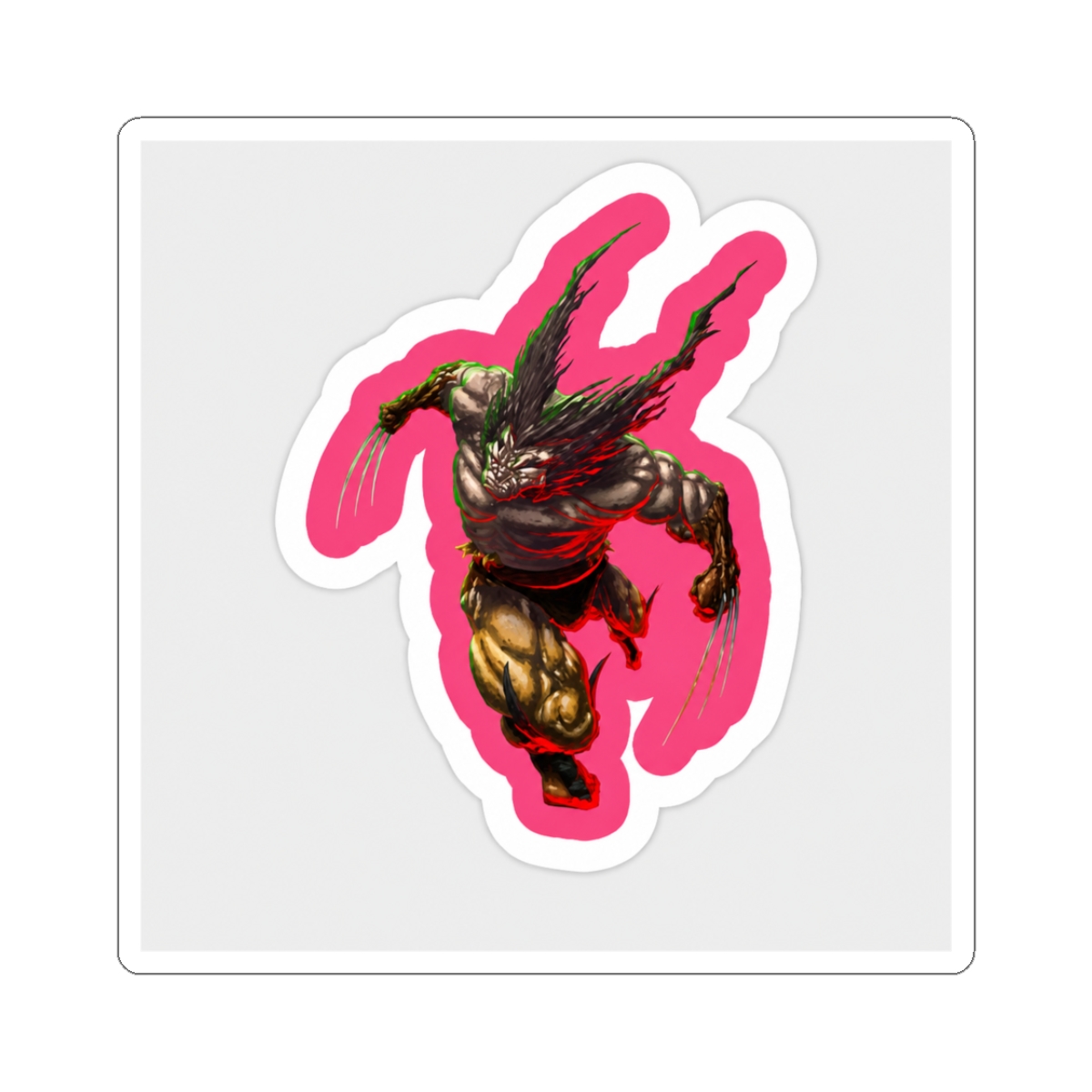 Jumping wolverine Marvel's Sticker - Official stickers merchandise